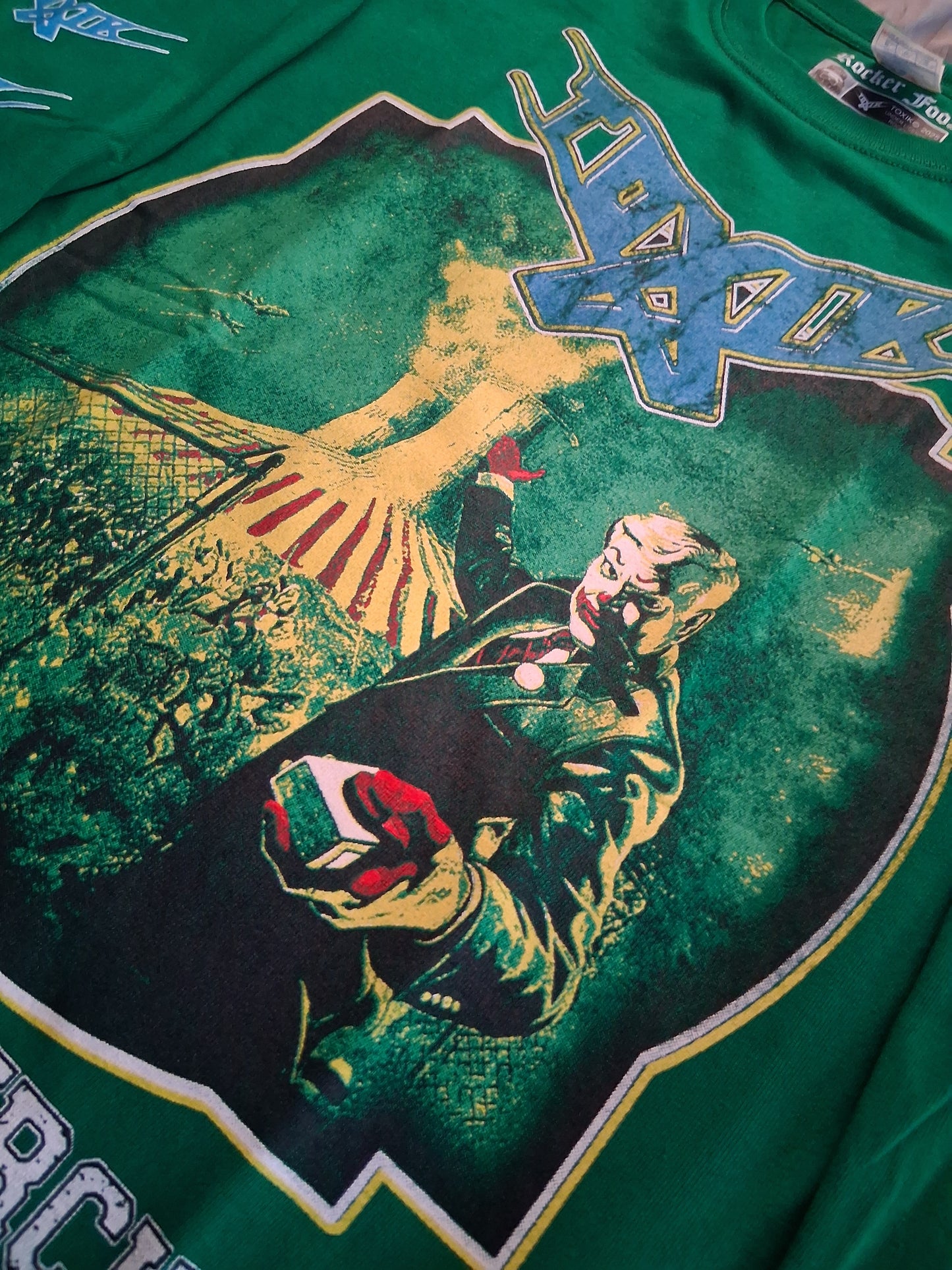 TOXIK World Circus GREEN T-SHIRT Rocker Foo Exclusive