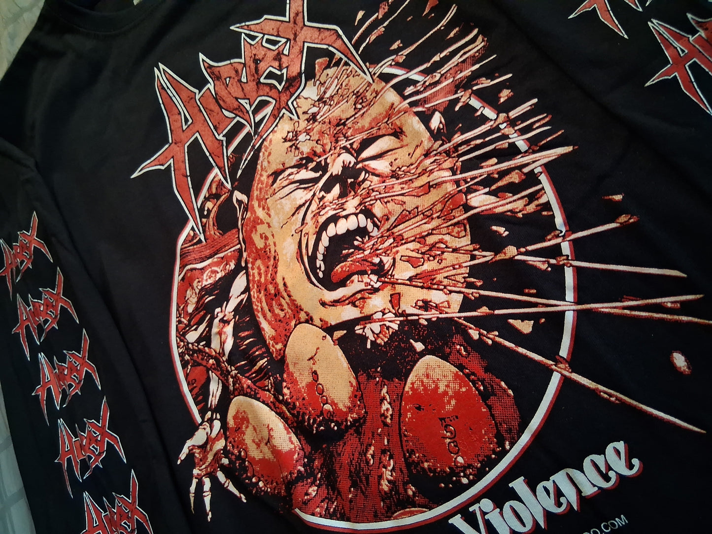 Hirax Raging Violence Long Sleeve (Rocker Foo exclusive)