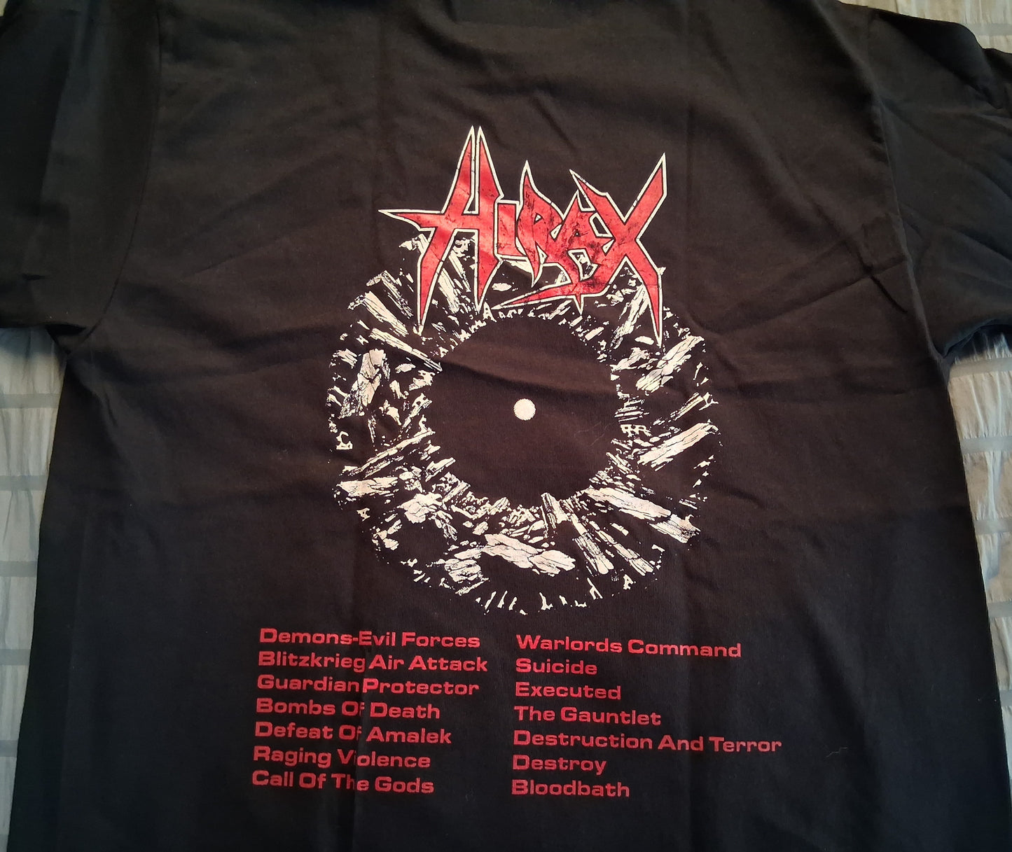 Hirax Raging Violence T-SHIRT (Rocker Foo Exclusive)