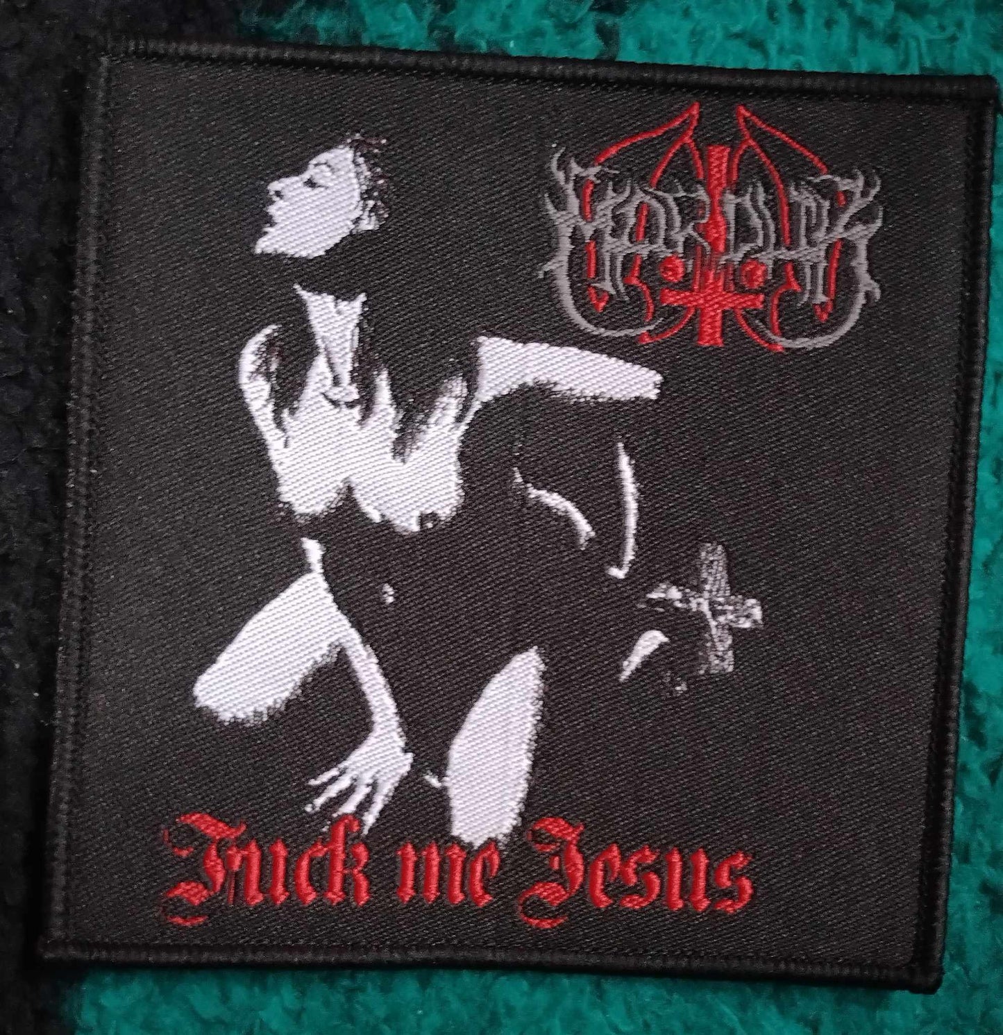 Marduk Fuck me jesus WOVEN PATCH