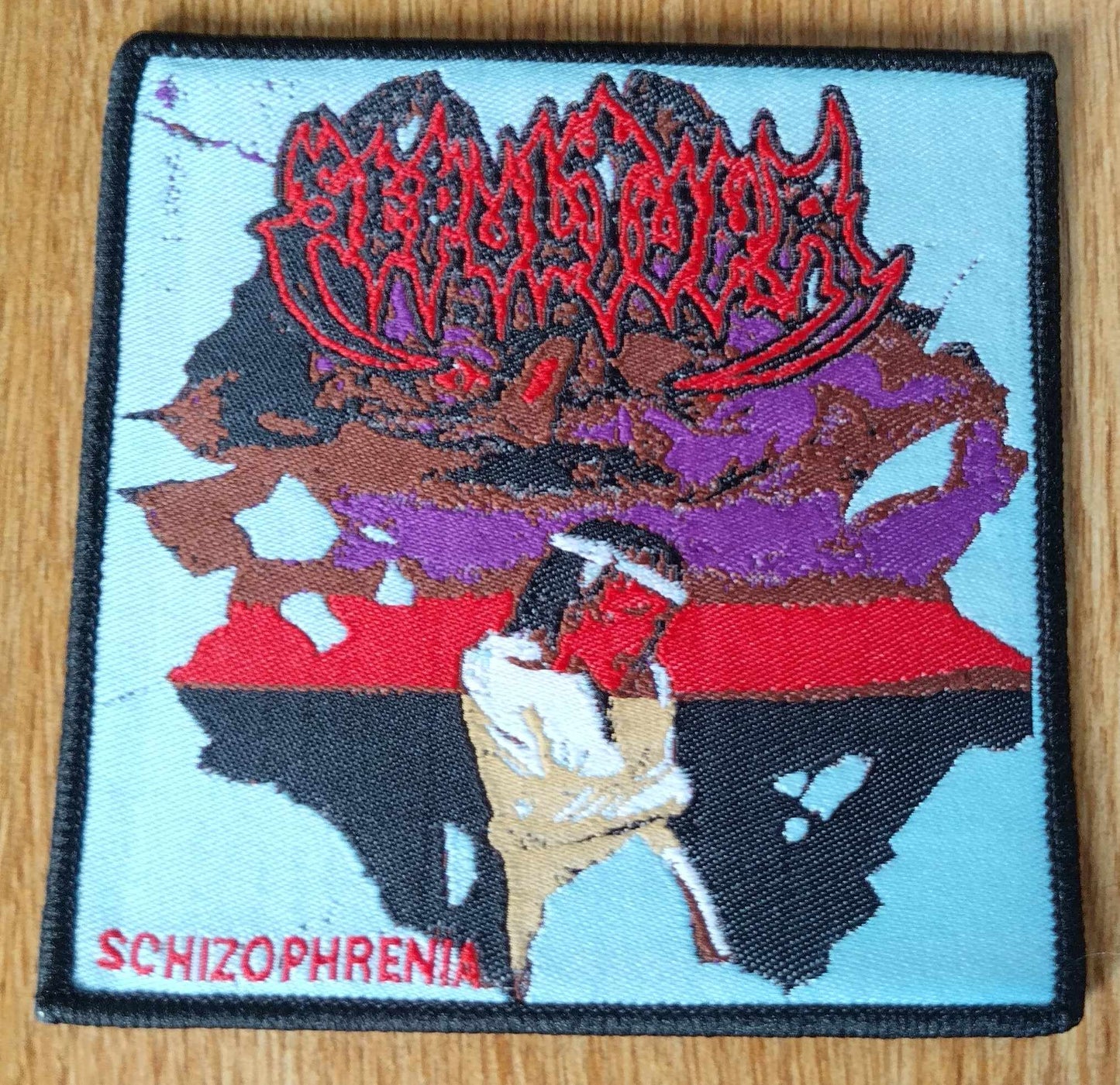 Sepultura schizophrenia WOVEN PATCH