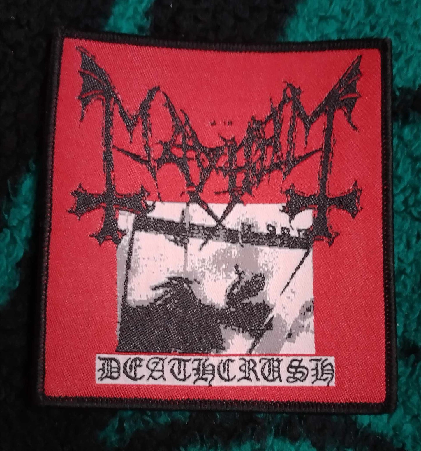 Mayhem Deathcrush WOVEN PATCH