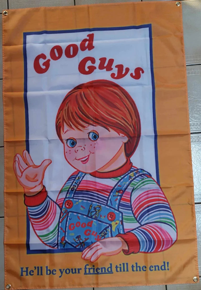 Good Guys Chucky Banner Flag