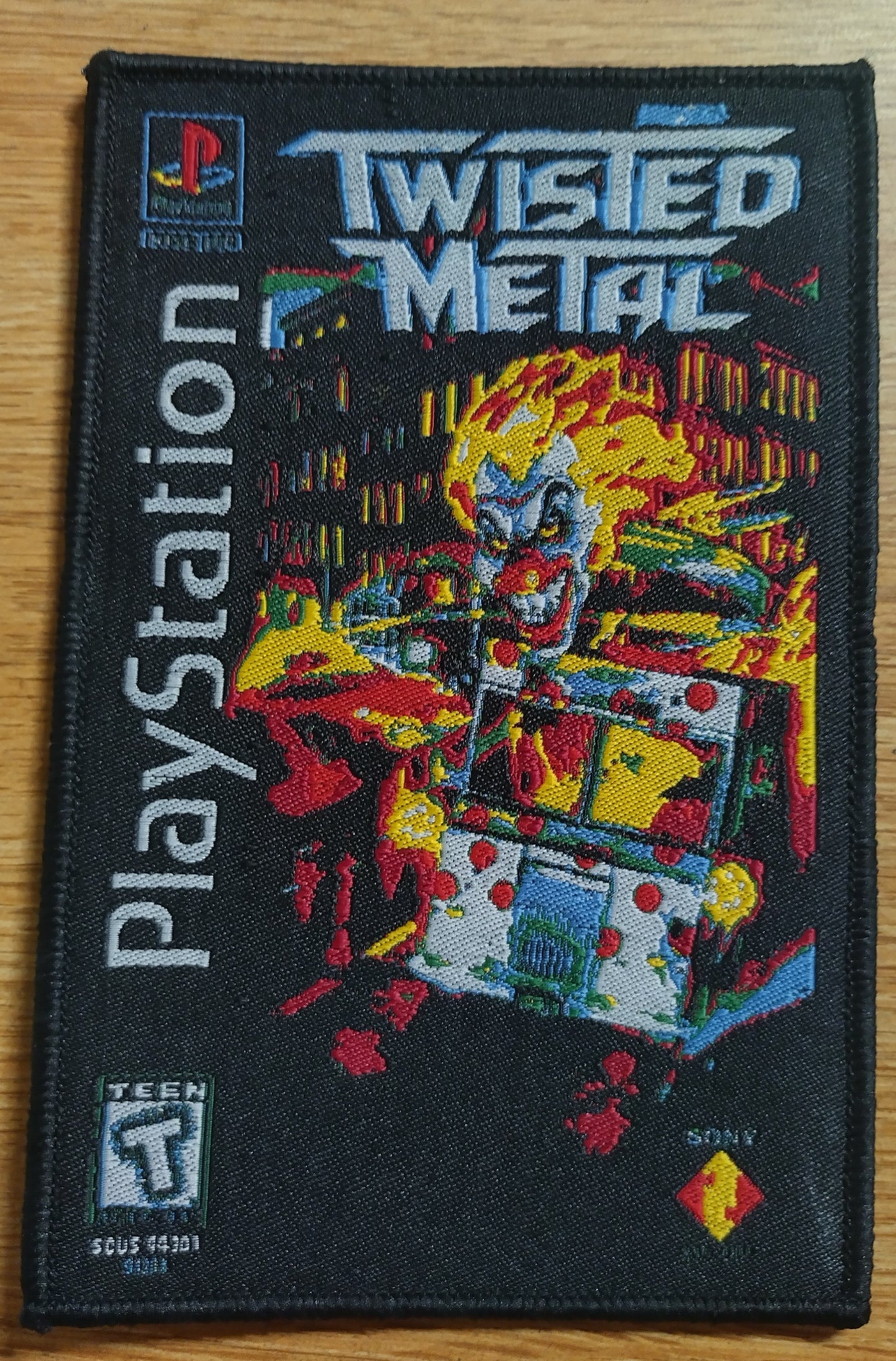 Twisted Metal Game Woven Patch