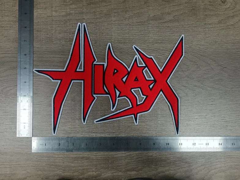 11 inch wide HIRAX Big Back Patch (chenille style patch)