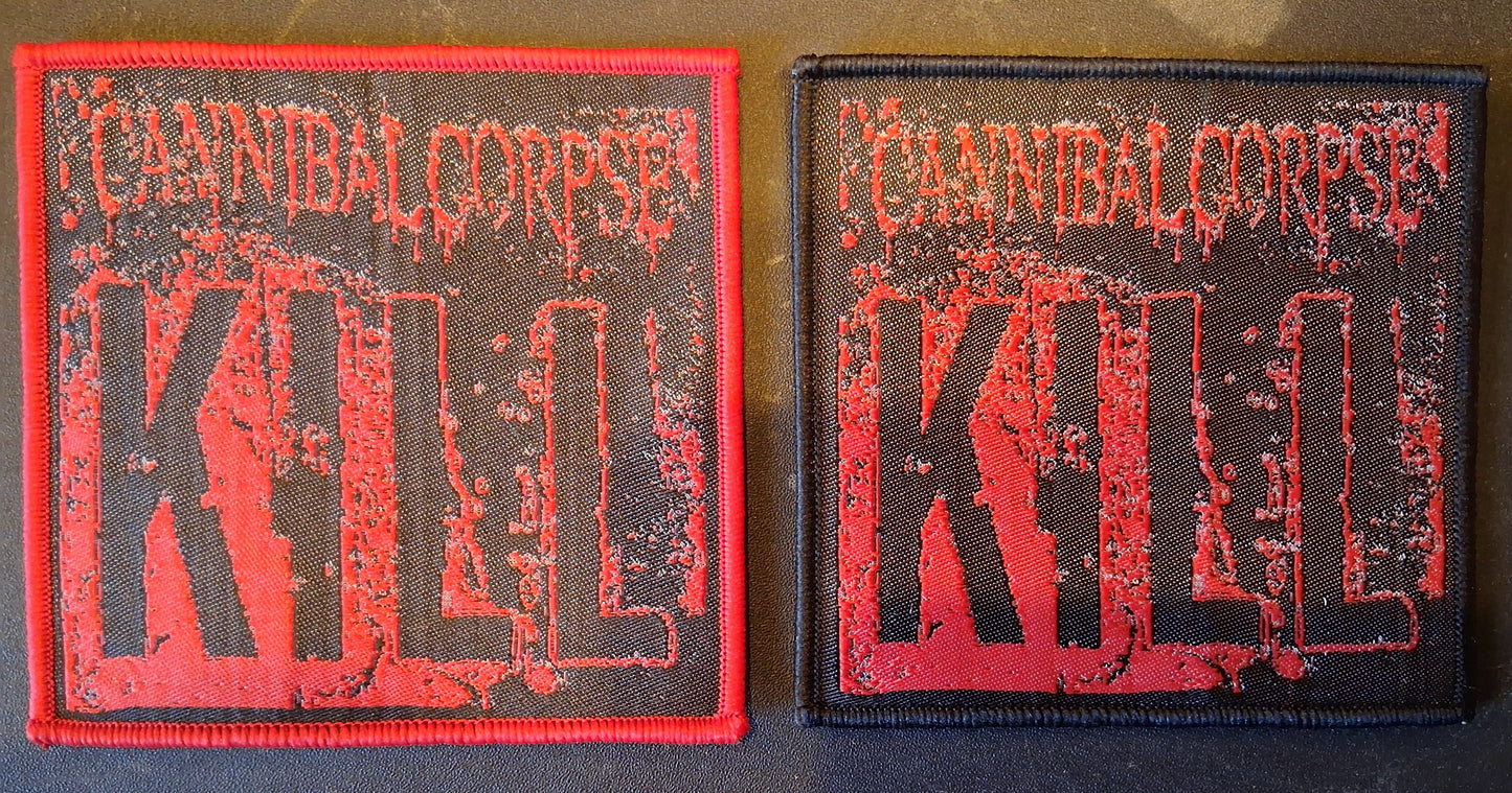 Cannibal Corpse Kill Woven Patch