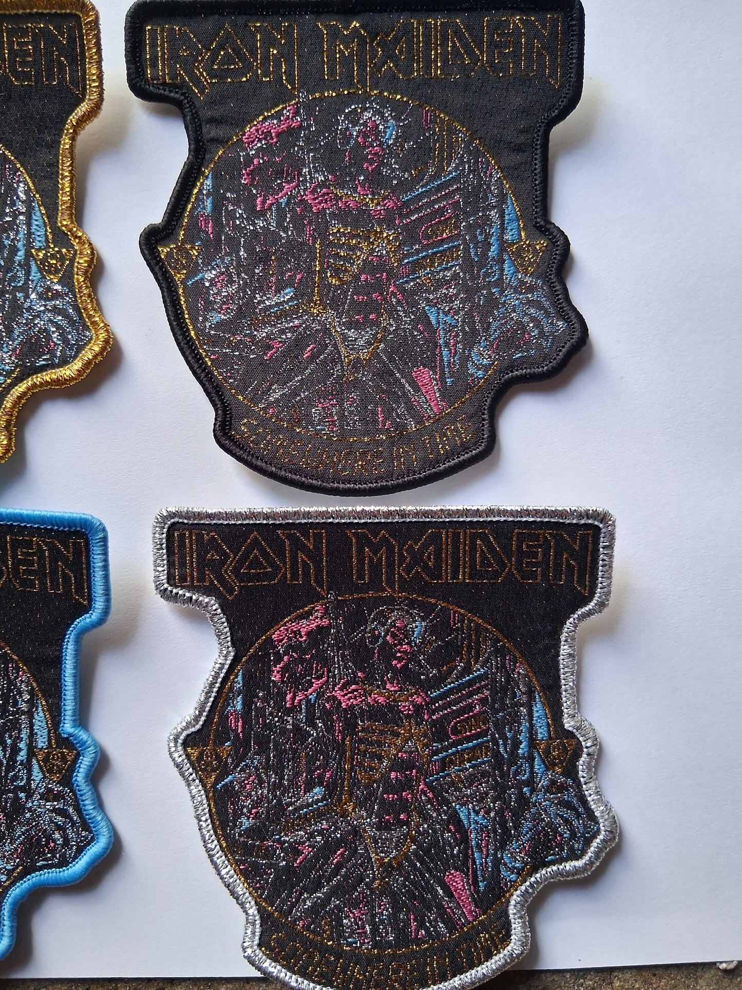 Iron Maiden Somewhere In Time woven patch