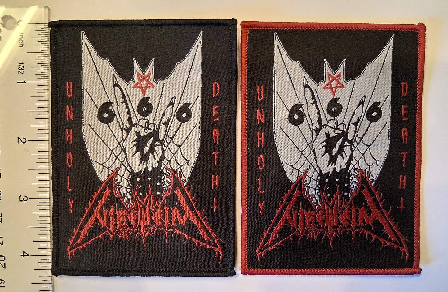 Nifelheim Unholy Death Woven patch