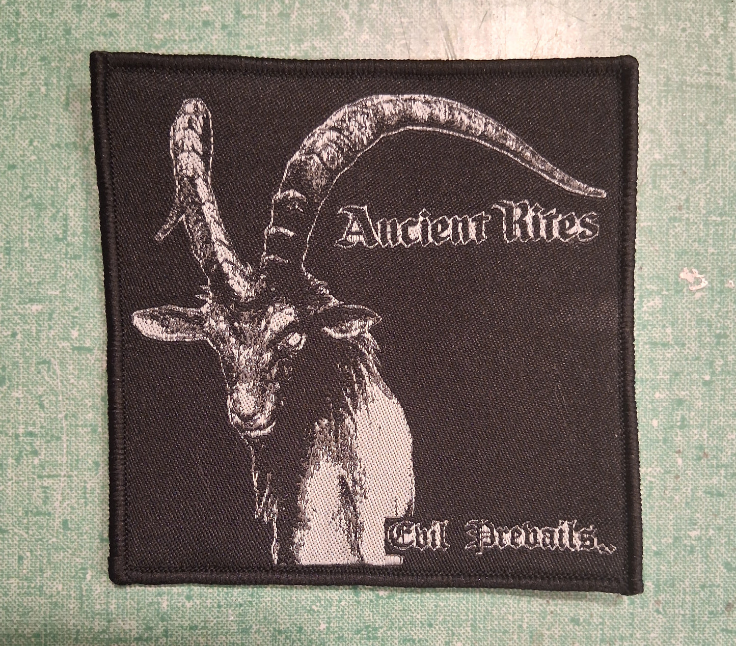 Ancient Rites Evil prevails Woven Patch