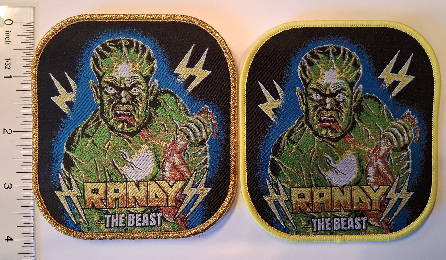 Randy the beast Woven Patch