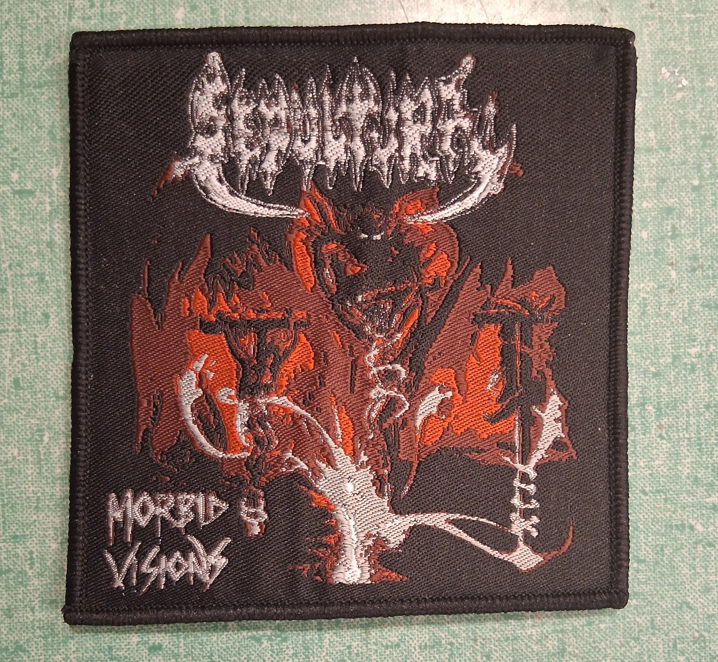 Sepultura morbid visions Woven Patch