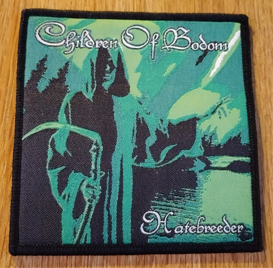 Children of Bodom hate breeder Black border Woven Patch