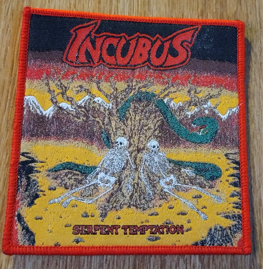 Incubus serpent temptation Red Border Woven Patch