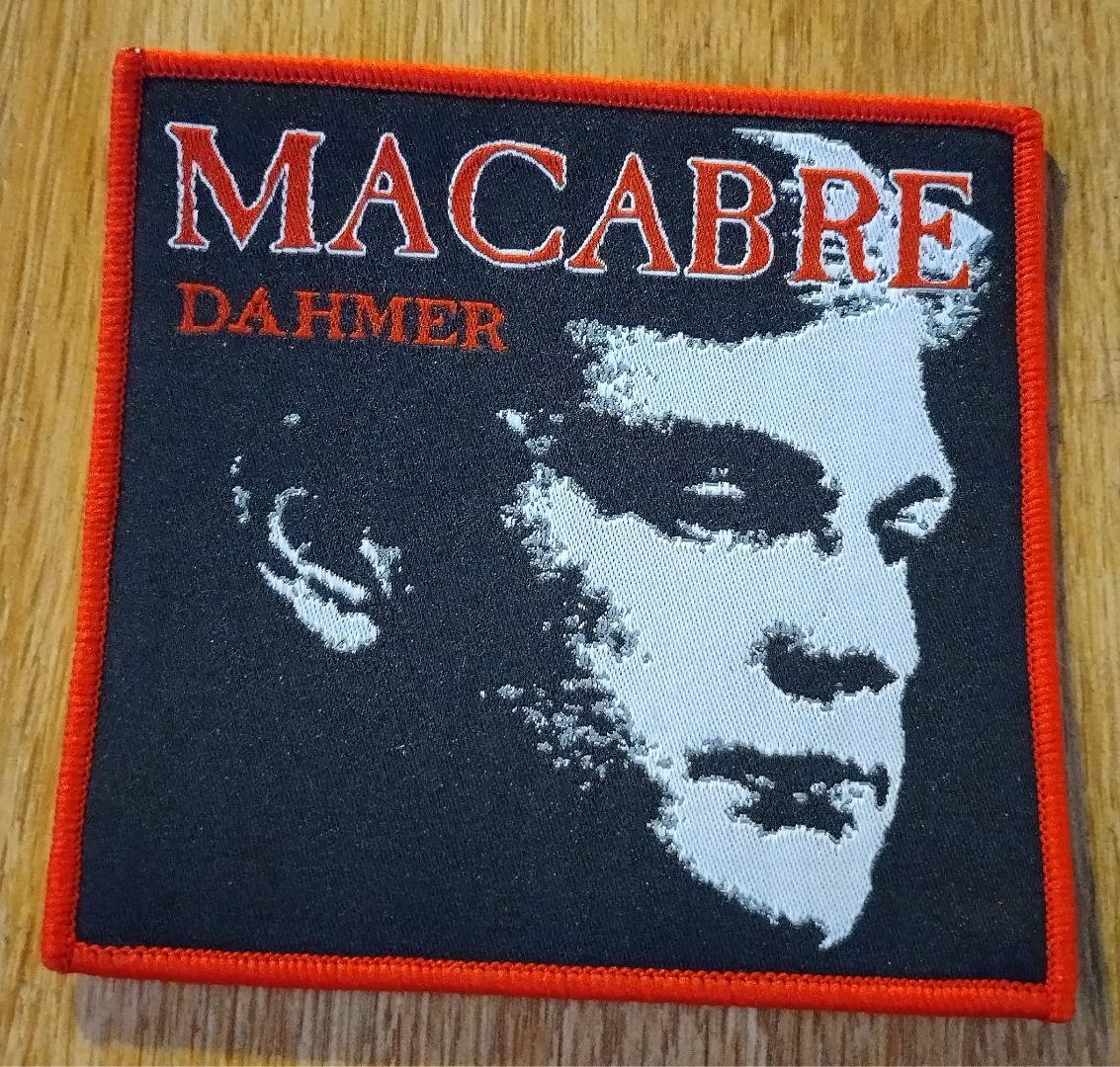 Macabre Dahmer Red Border Woven Patch