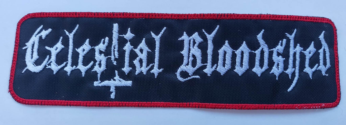 Celestial Bloodshed name Patch red border