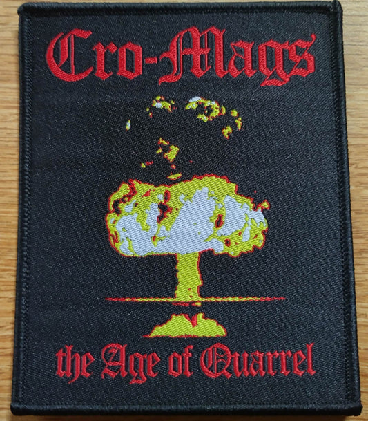 Cro-Mags the age of quarrel Woven Patch