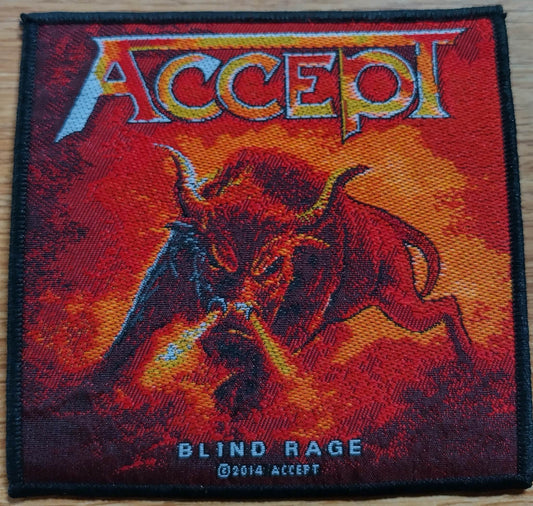 Accept bling rage Woven Patch