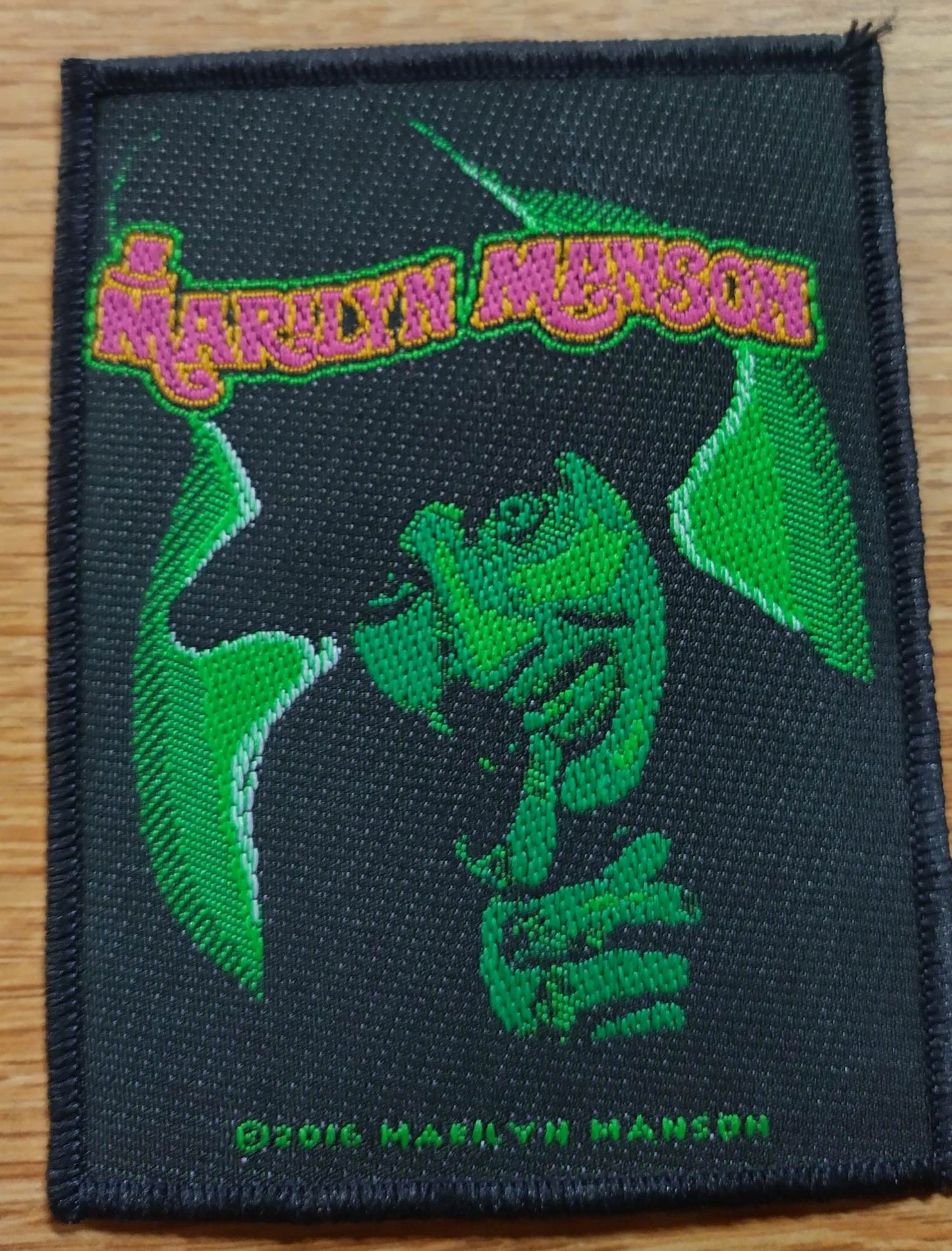 Marilyn Manson smells like children Woven Patch