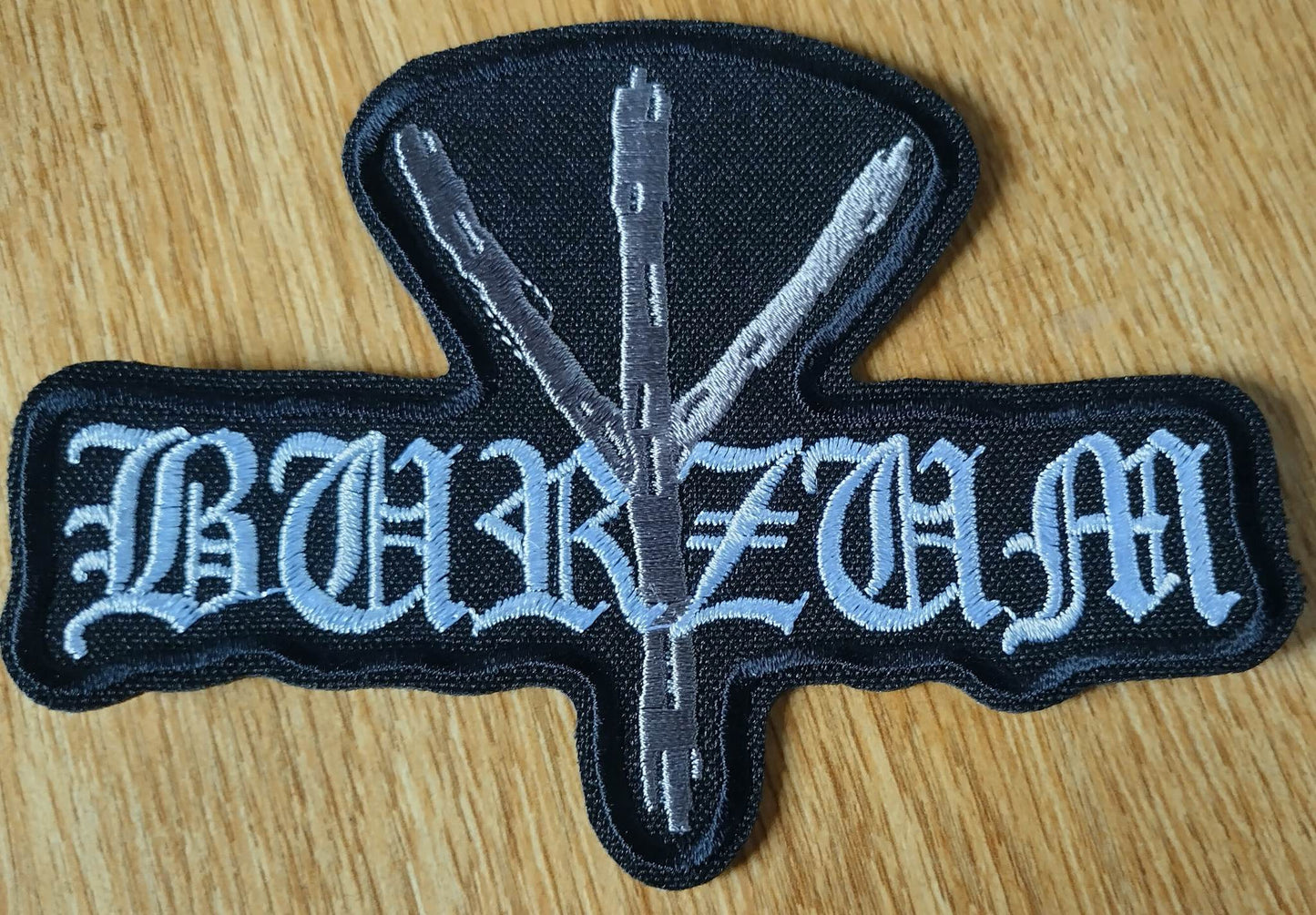 Burzum Logo Algiz Patch