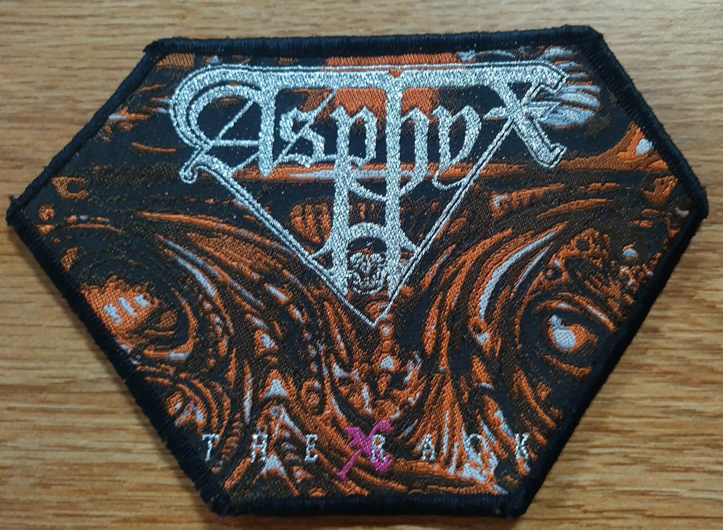 Asphyx the rack Woven Patch