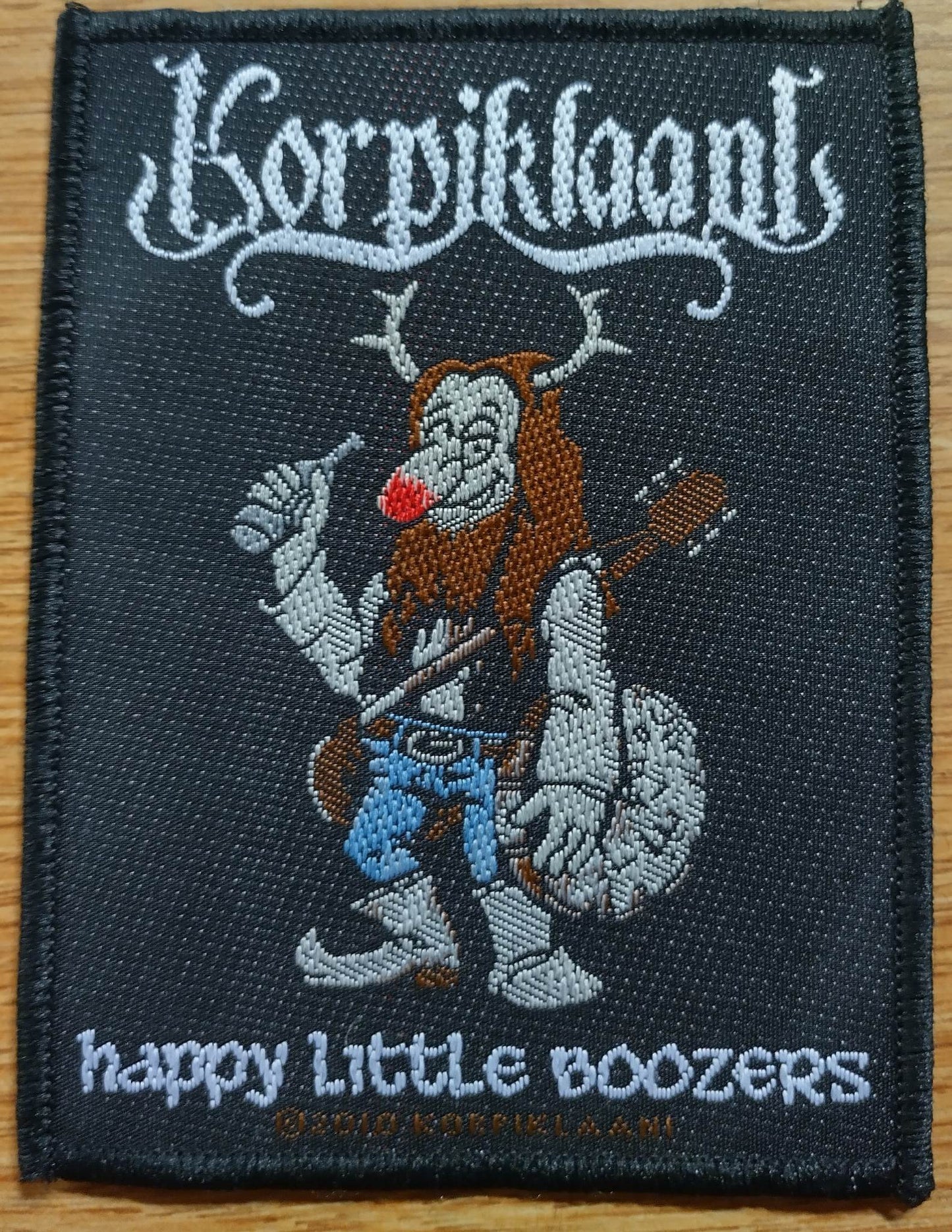 Korpiklaanl happy little boozers Woven Patch