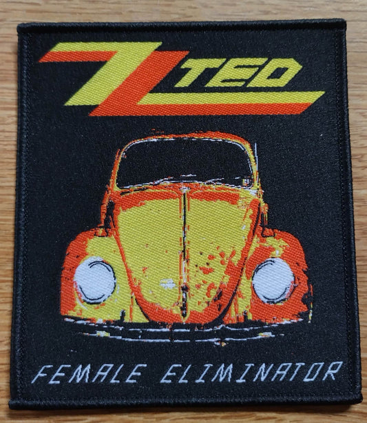 Ted Bundy ZZ Ted Woven Patch Black Border