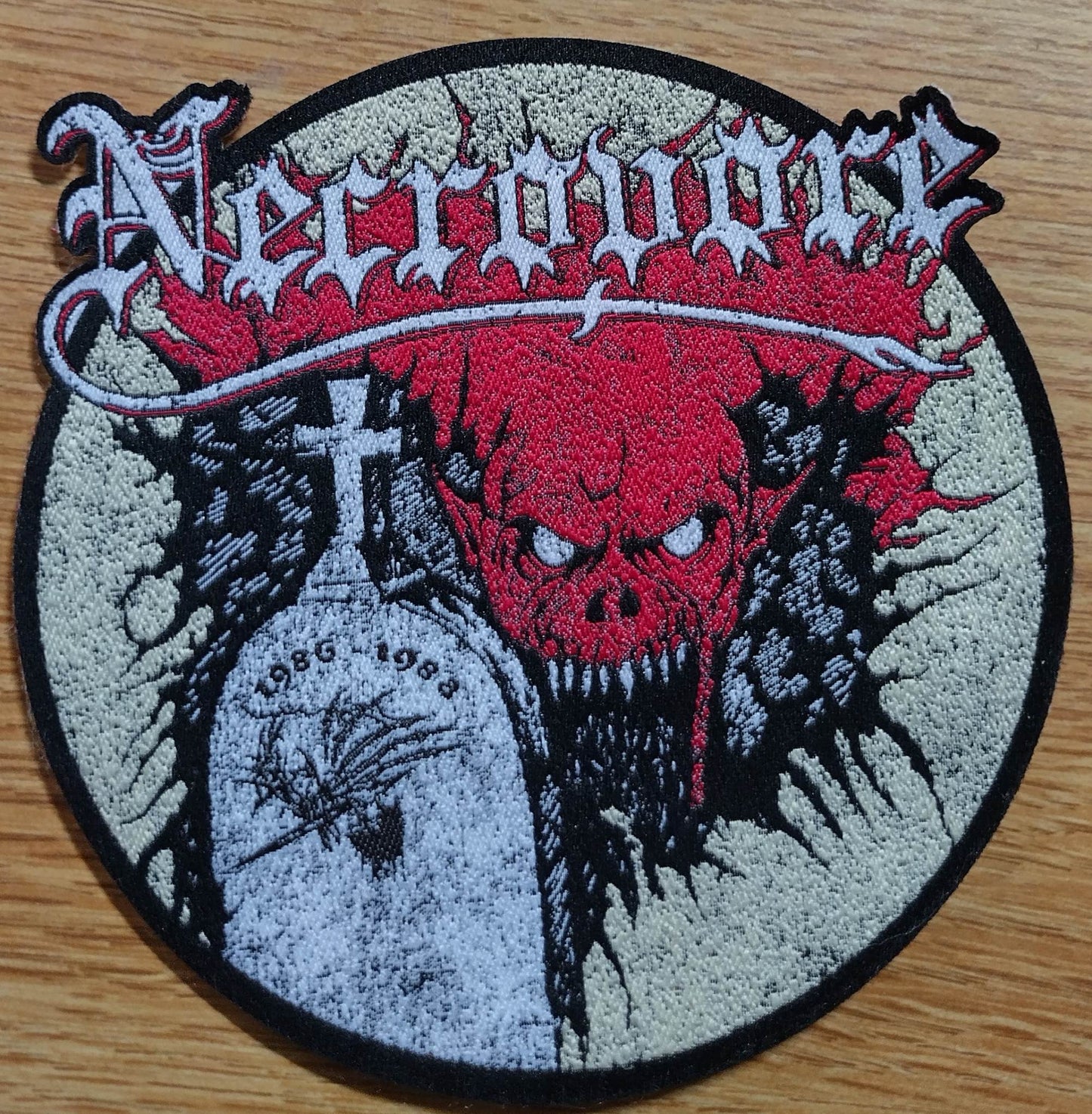 Necrovore the abysmal plains of hell Woven Patch