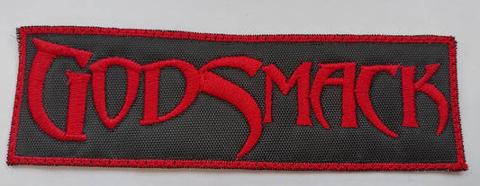 Godsmack name Patch red letters