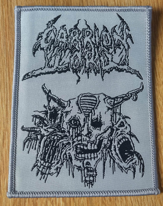 Carrion Lord all paths lead to chaos Demo Woven Patch grey border