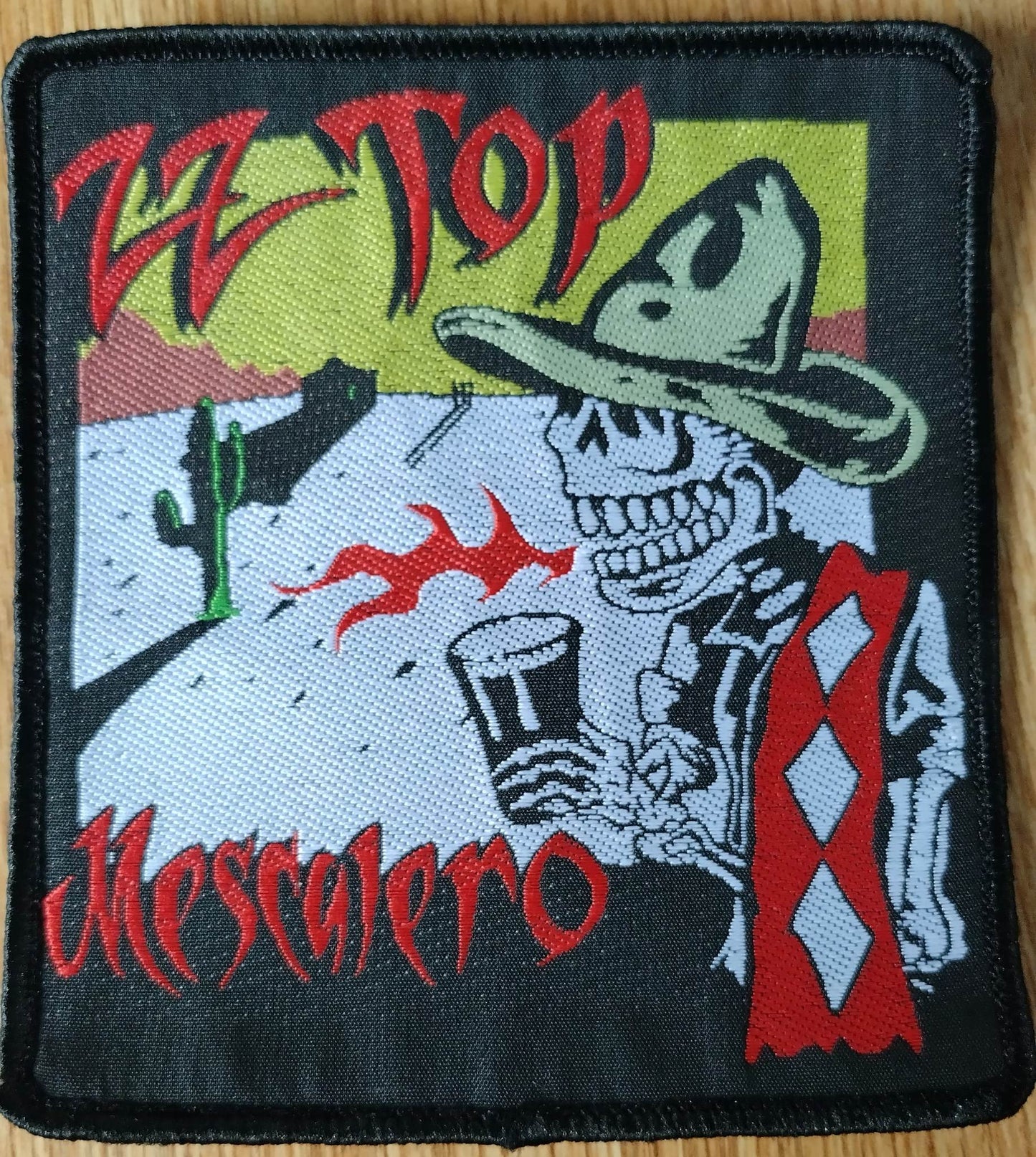 ZZ Top Mescalero Woven Patch