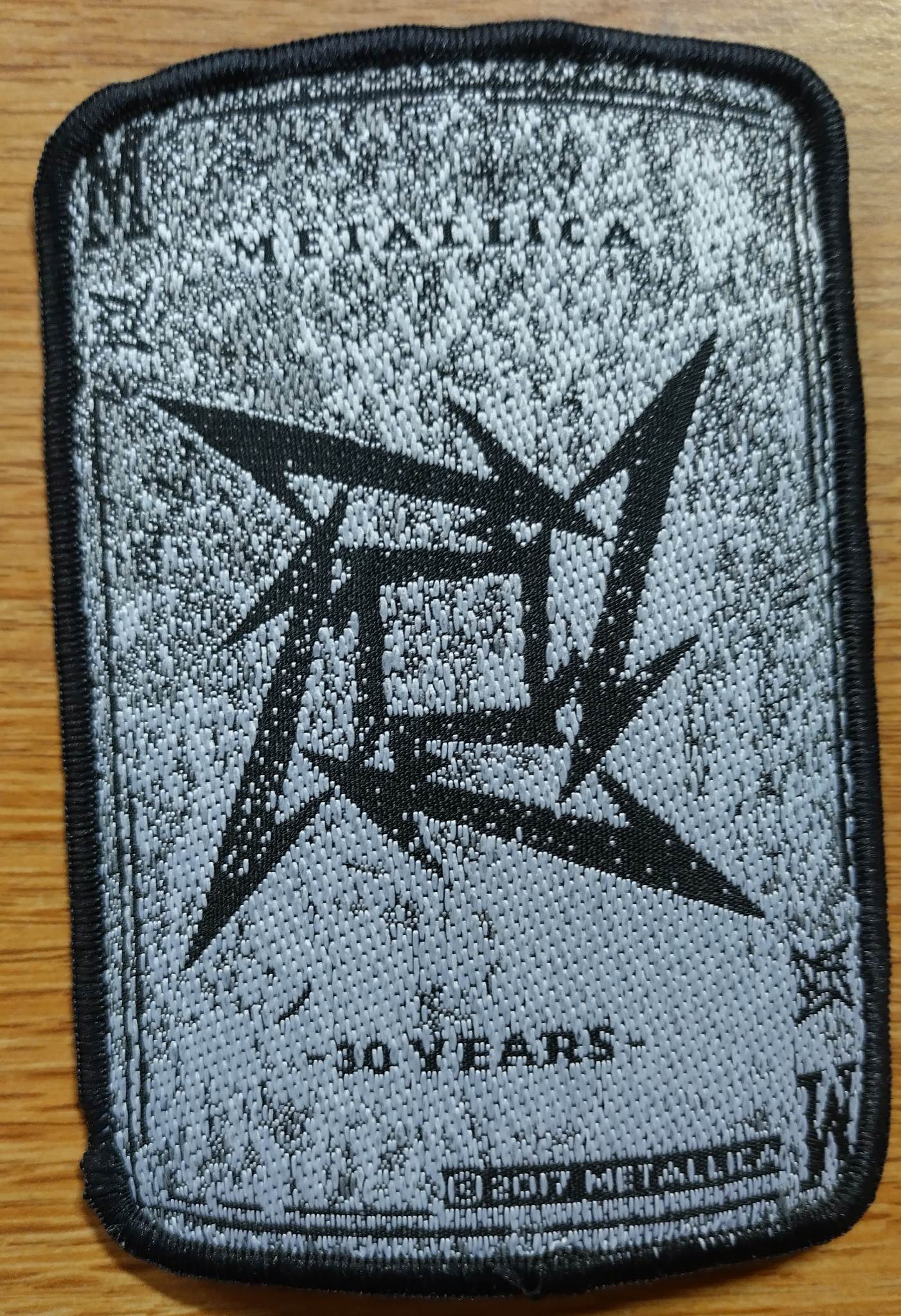 Metallica Card Woven Patch