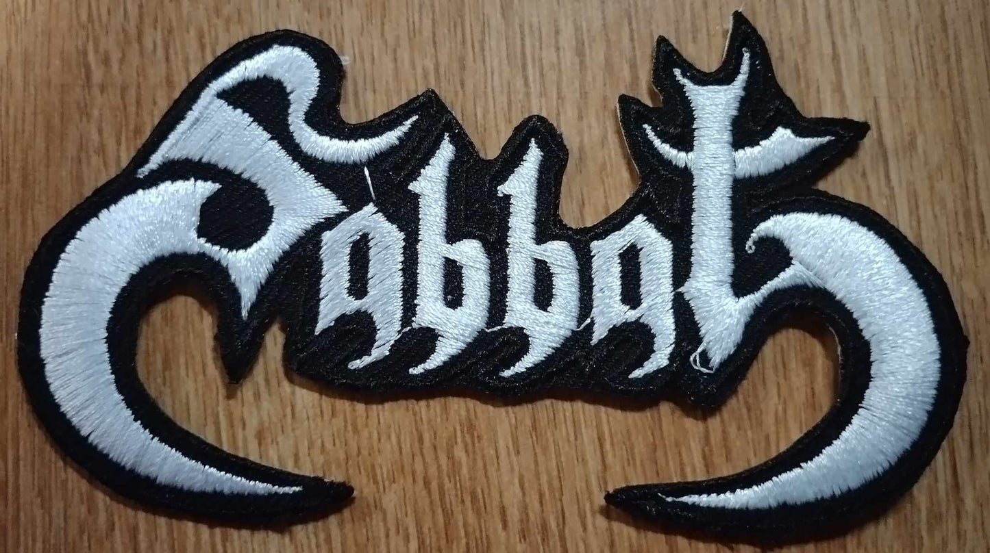 Sabbat name Patch white letters