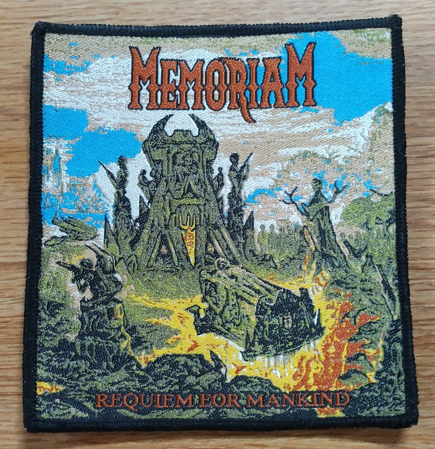 Memorium requiem for mankind Woven Patch