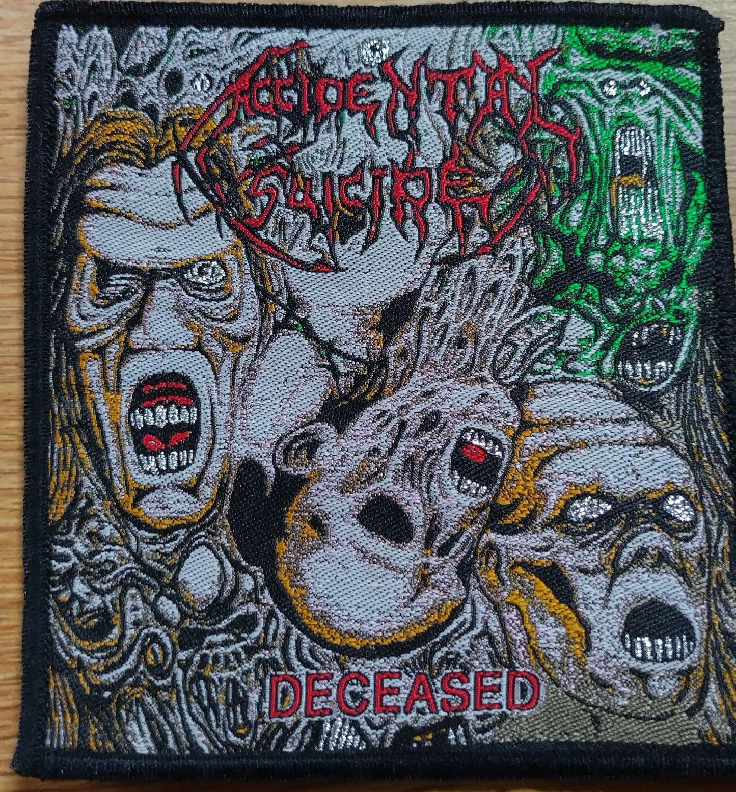 Accidental Suicide deceased Woven Patch