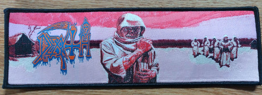 Death Leprosy strip Woven Patch