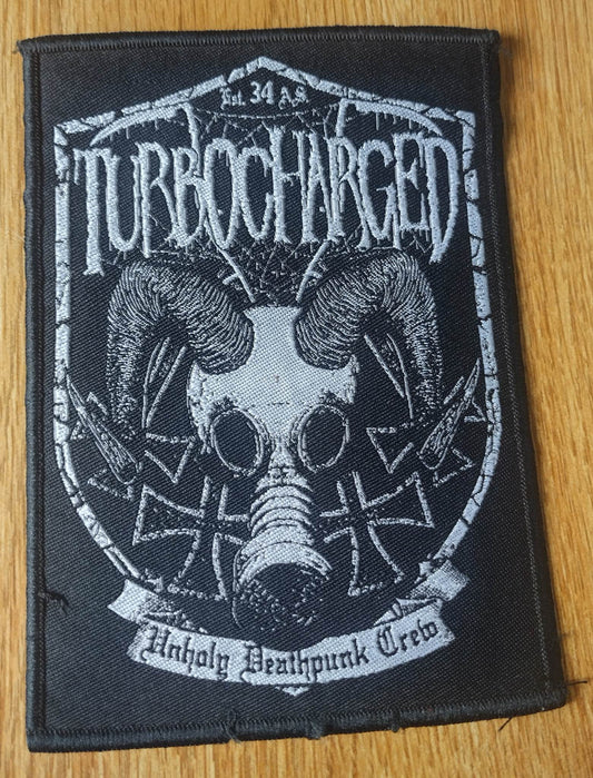 Turbocharged unholy deathpunk crew Woven Patch