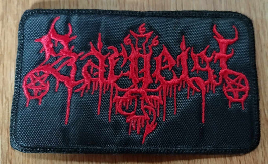 Sargeist name Patch red letters