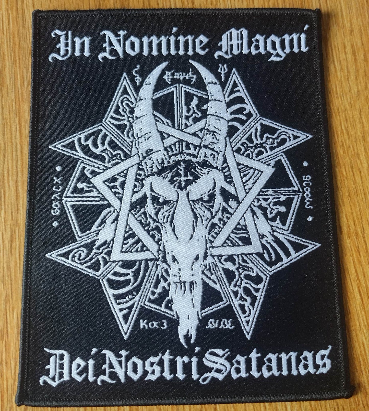 Satanic Woven Patch