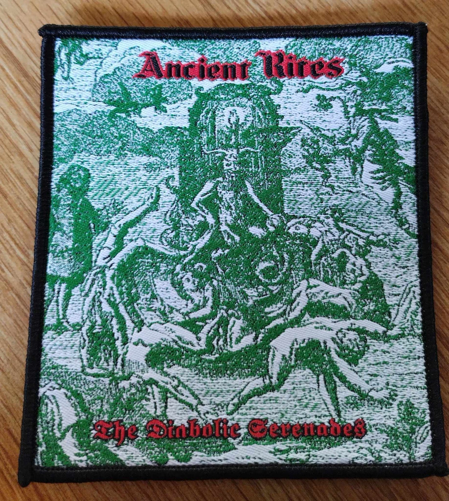 Ancient Rites the diabolic serenades Woven Patch black border