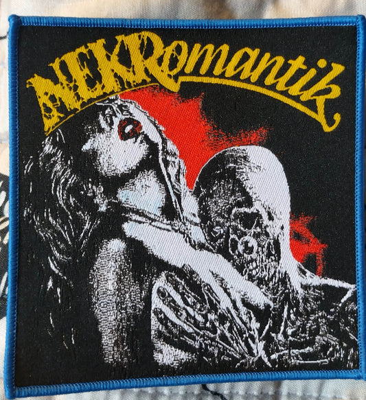 Nekromantik Woven Patch blue border