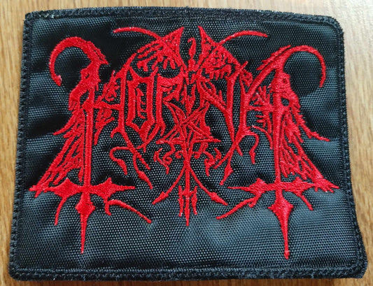 Horna name Patch red letters