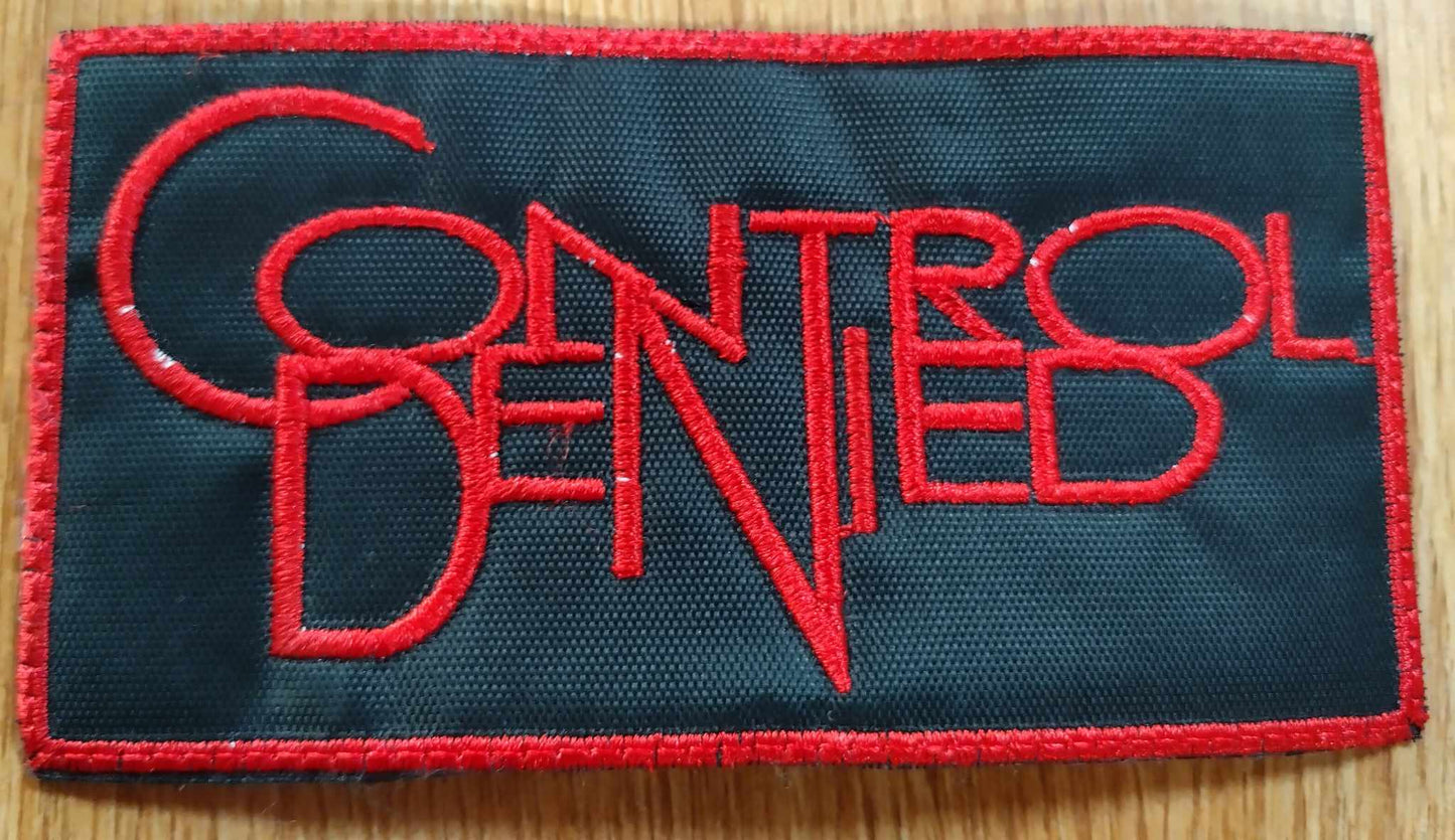 Control Denied name Patch red letters