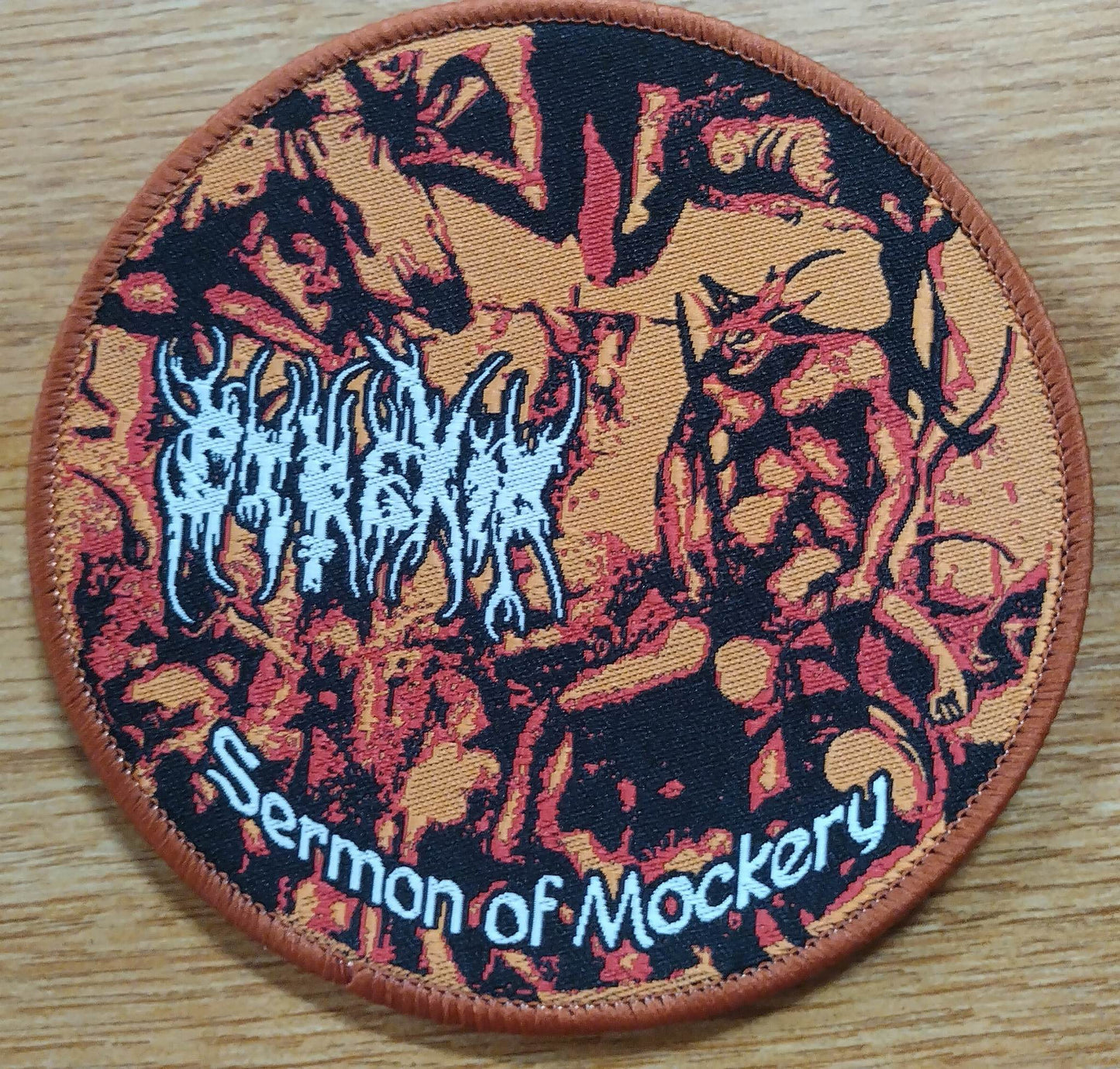 Pyrexia sermon of mockery Woven Patch