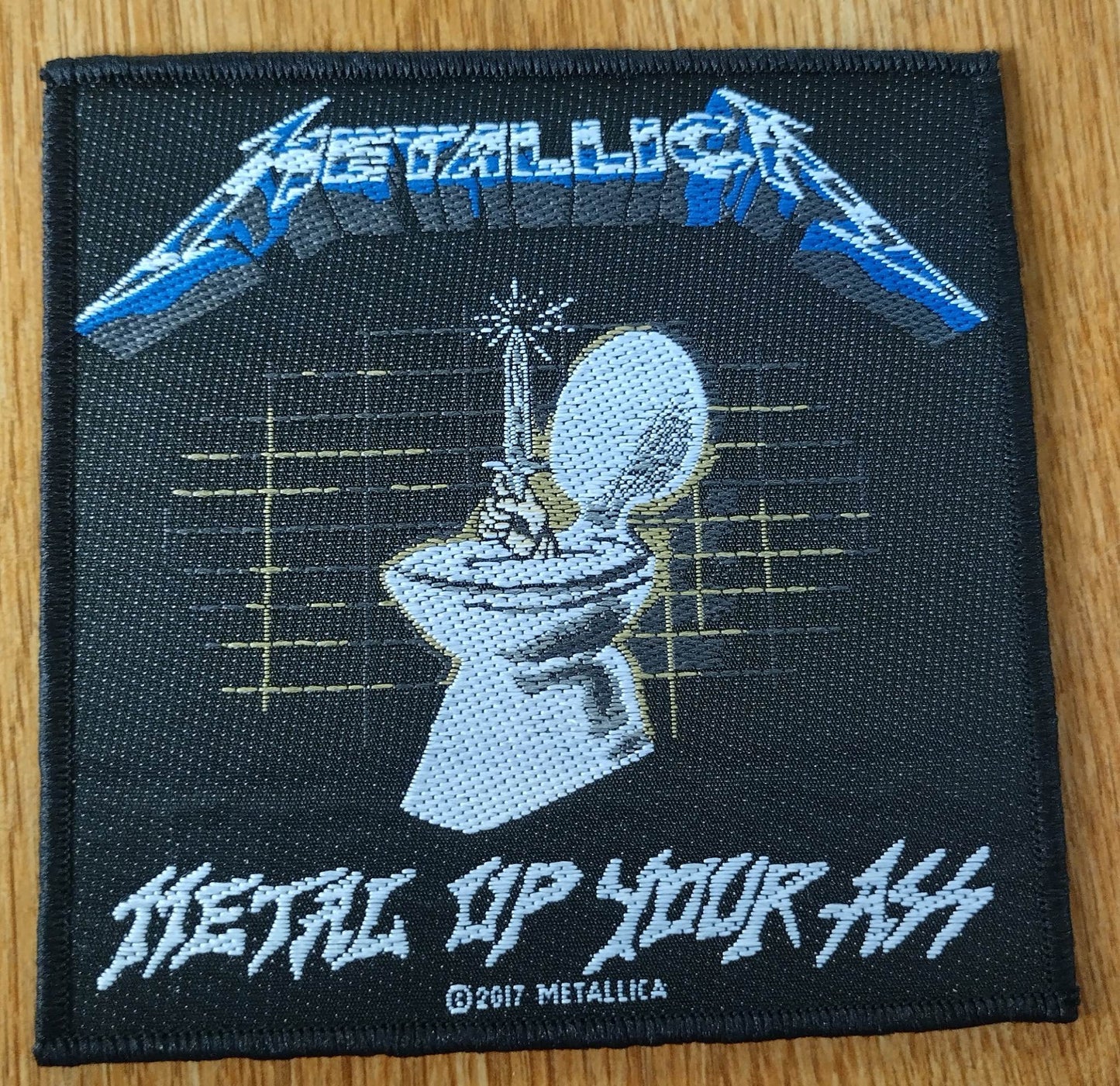 Metallica Metal up your ass Woven Patch