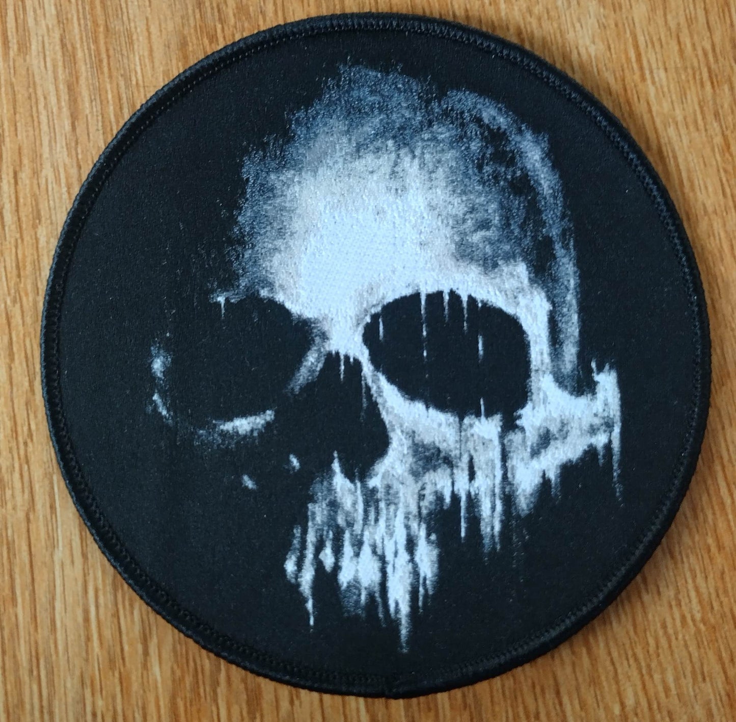 NYOGTHAEBLISZ "Skull" circle Woven Patch