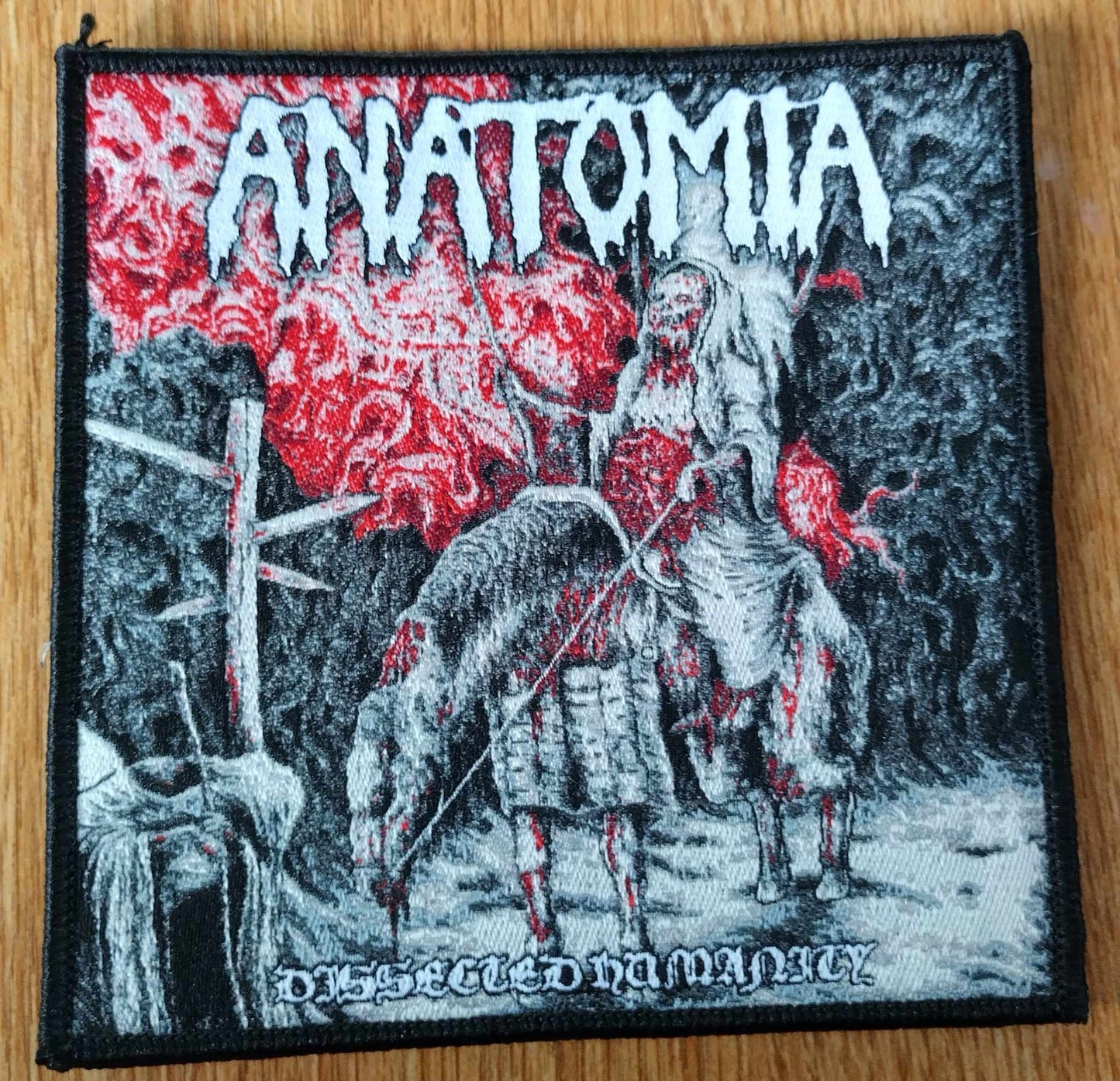 Anatomia dissected humanity Woven Patch