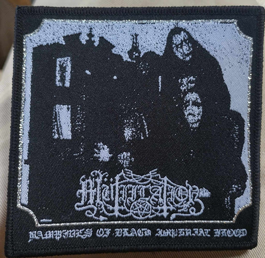Mutiilation Vampires of black imperial Blood Woven Patch