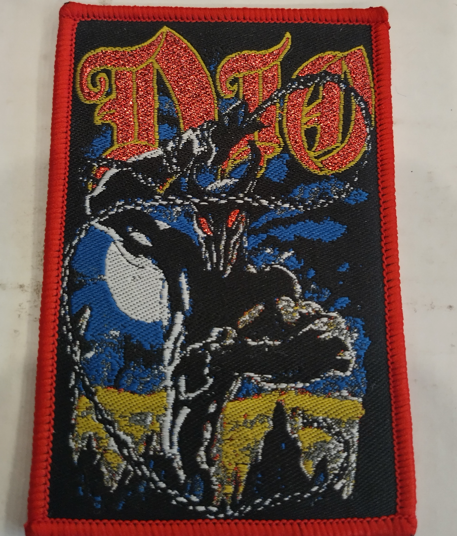 Dio Holy diver Red border Woven Patch