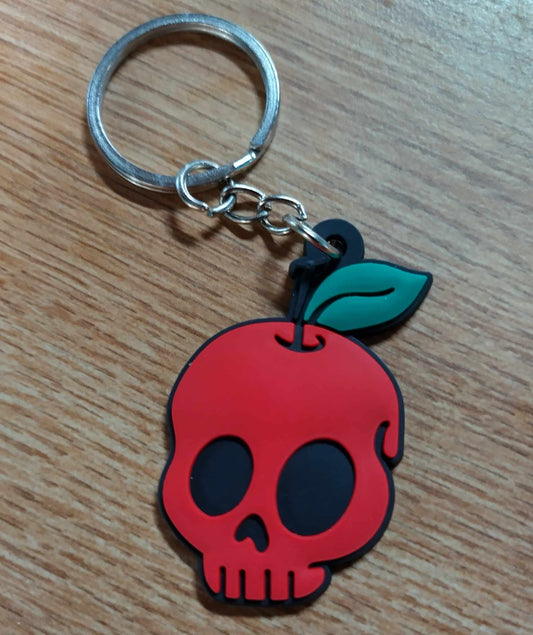 Skull Apple keychain