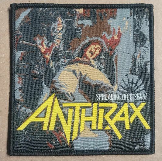 Anthrax spreading the disease WOVEN PATCH